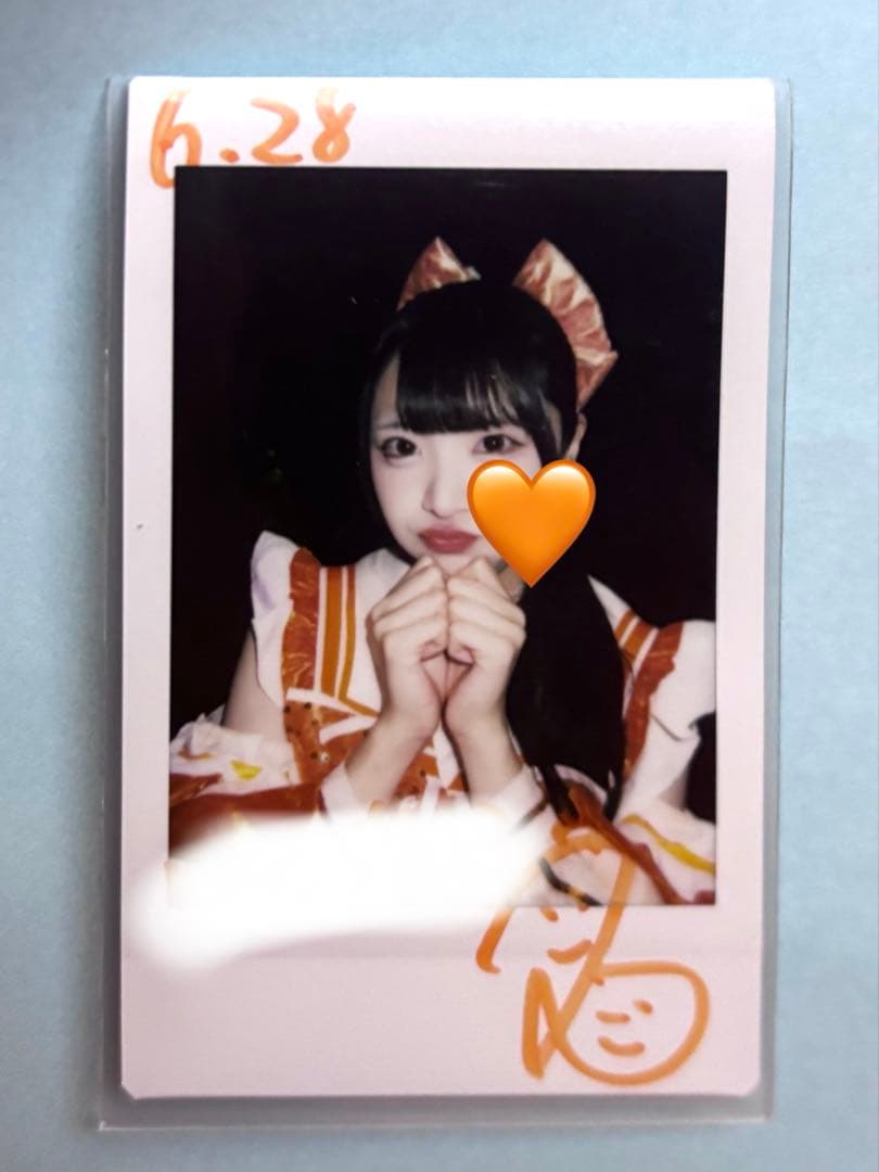 iLiFE 小熊まむ コメントあり チェキ - メルカリ