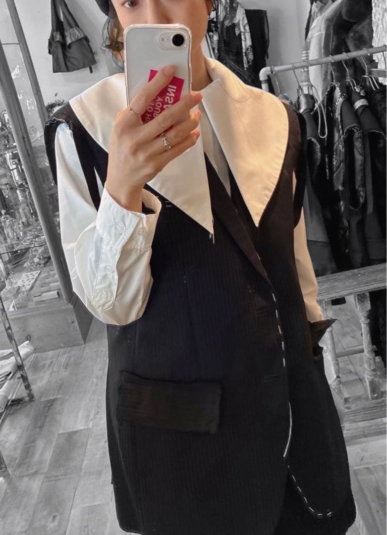 sale 専用です‼️今季秋冬物トーマスマグパイのビックカラーシャツホワイト