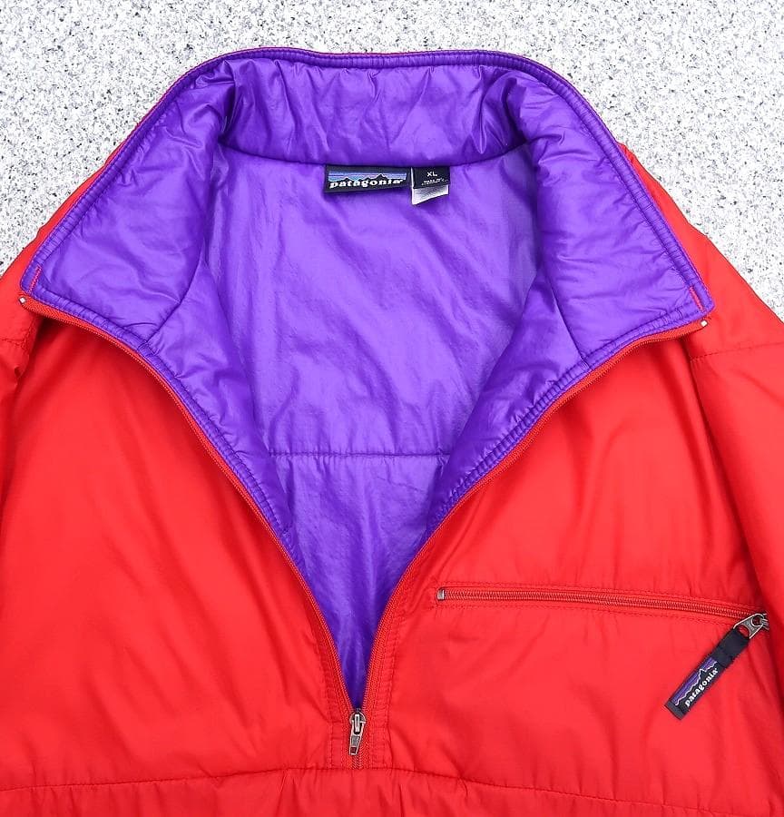 極美品 XL フレンチレッド 90s パタゴニア パフボール プルオーバー
