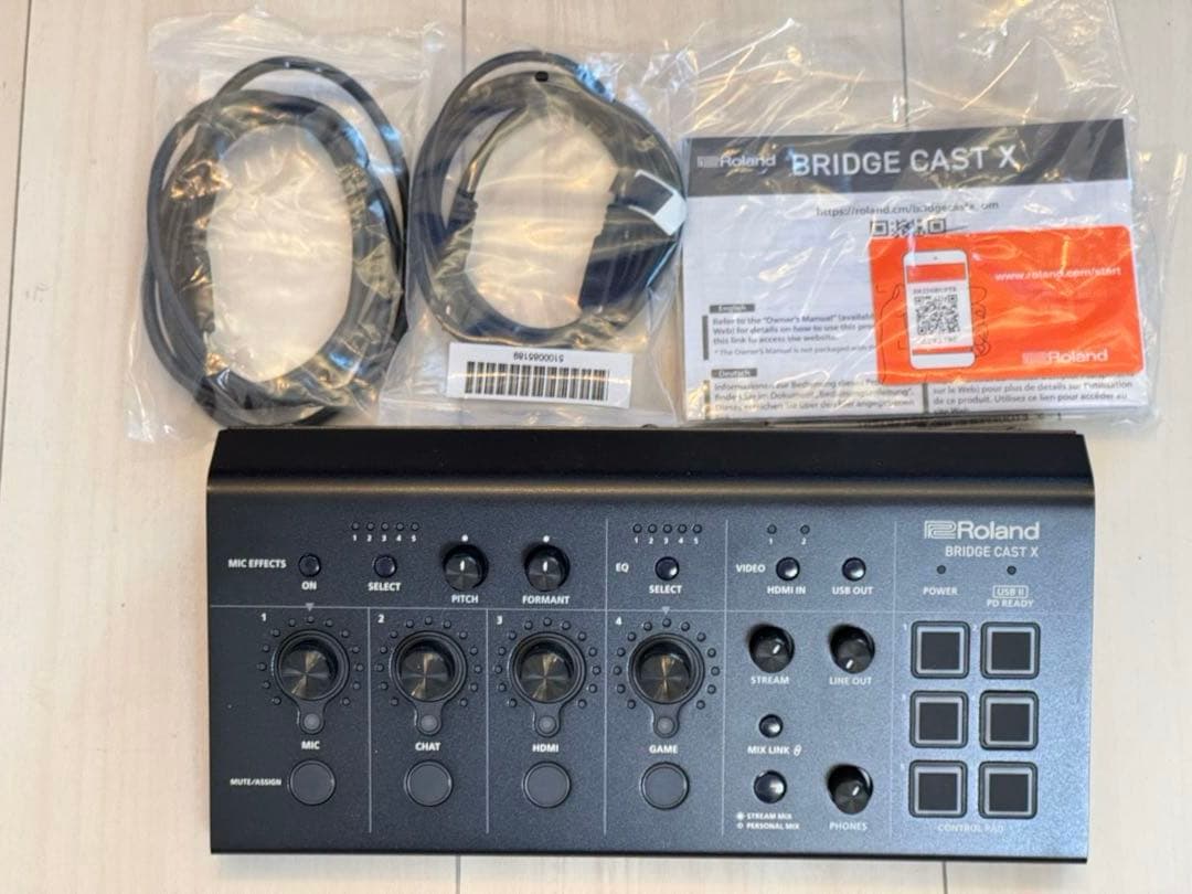 Roland BRIDGE CAST-X オーディオインターフェース Amazon.com: Roland BRIDGE CAST X Dual Bus Gaming Mixer & Video