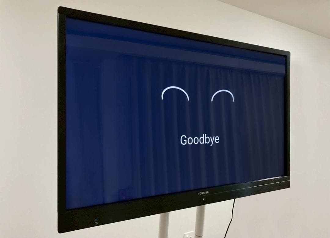 生産終了品】レグザ 55型 4K タッチパネルディスプレイ(移動台付