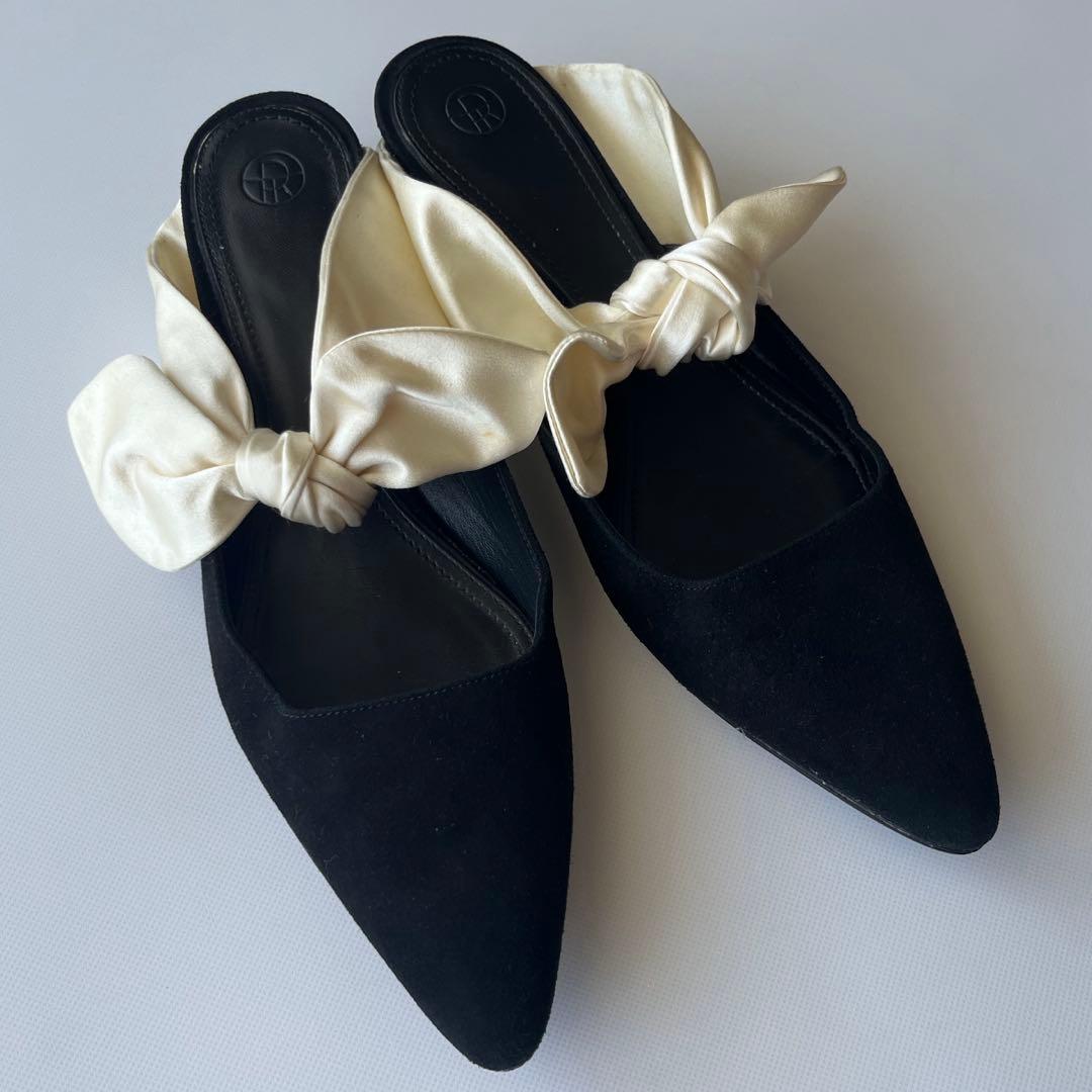 THE ROW ザロウ COCO リボンミュール リボンパンプス