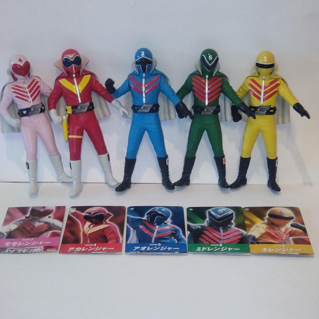ソフビ魂 秘密戦隊ゴレンジャー5体セット - メルカリ