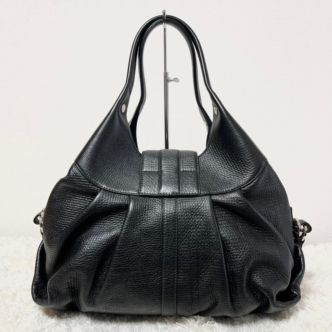 ✨美品✨ブルガリ ショルダーバッグ チャンドラ 黒 トートバッグ