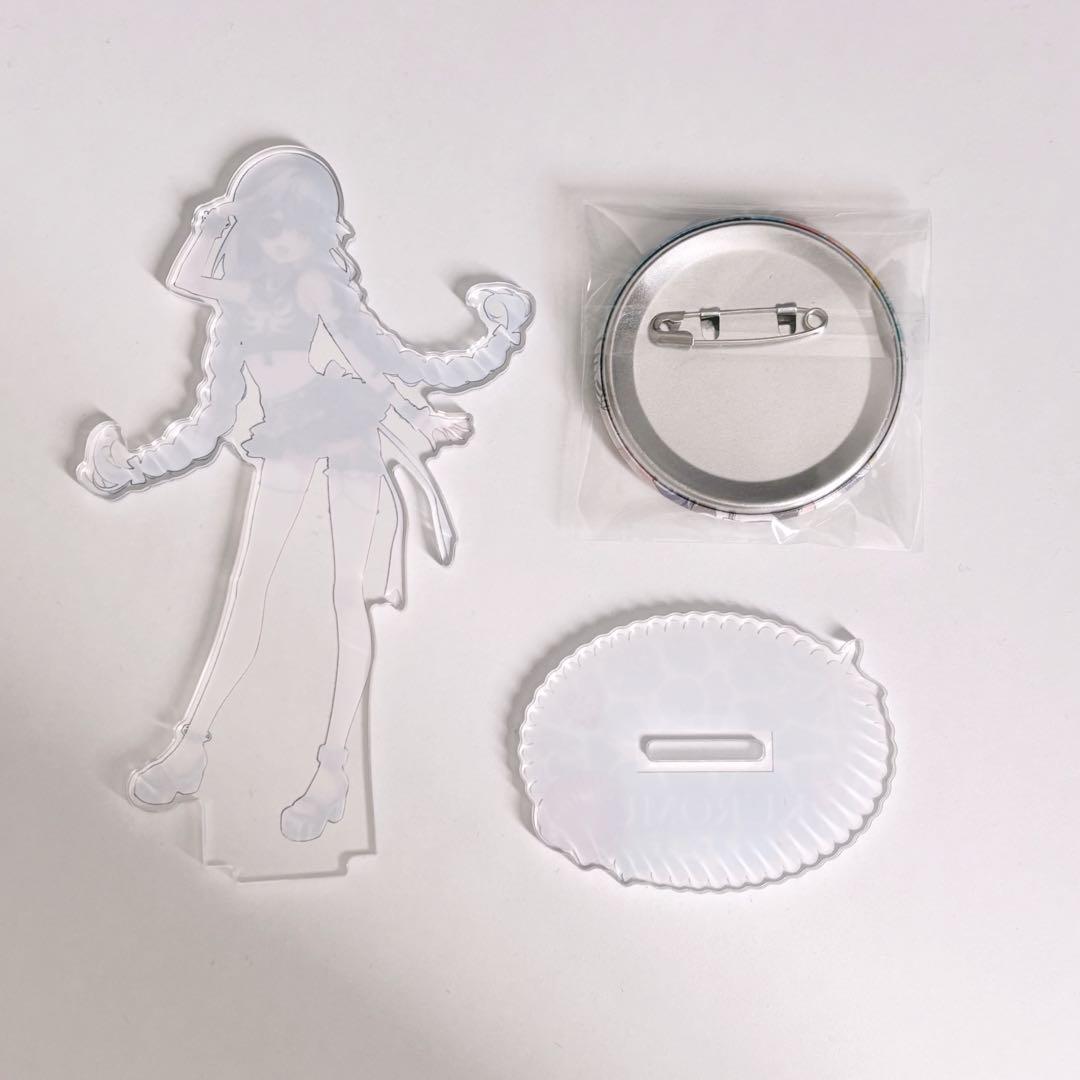 ぶいすぽっ！夜乃くろむ サマービーチ2024アクリルスタンド 缶バッジ