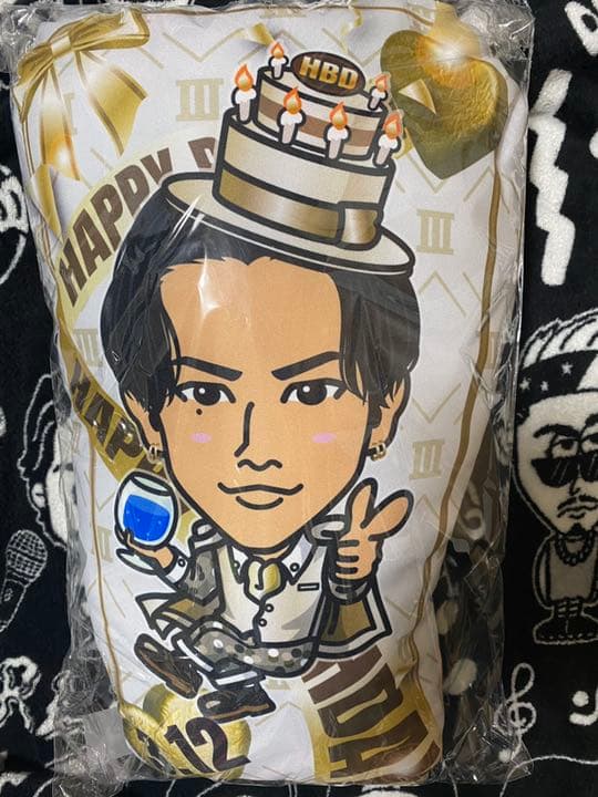 登坂広臣 BD バースデー クッション 登坂広臣クッション (こうき) 福井口のファブリック、カバー