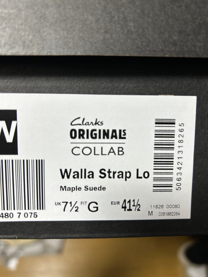 クラークスNeedlesコラボ ワラビー ベージュ UK7.5 25.5cm