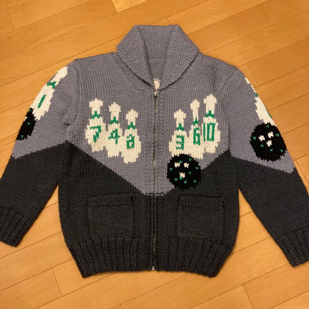 フェローズ ボーリング柄 カウチンセーター Mサイズ ユーズド美品