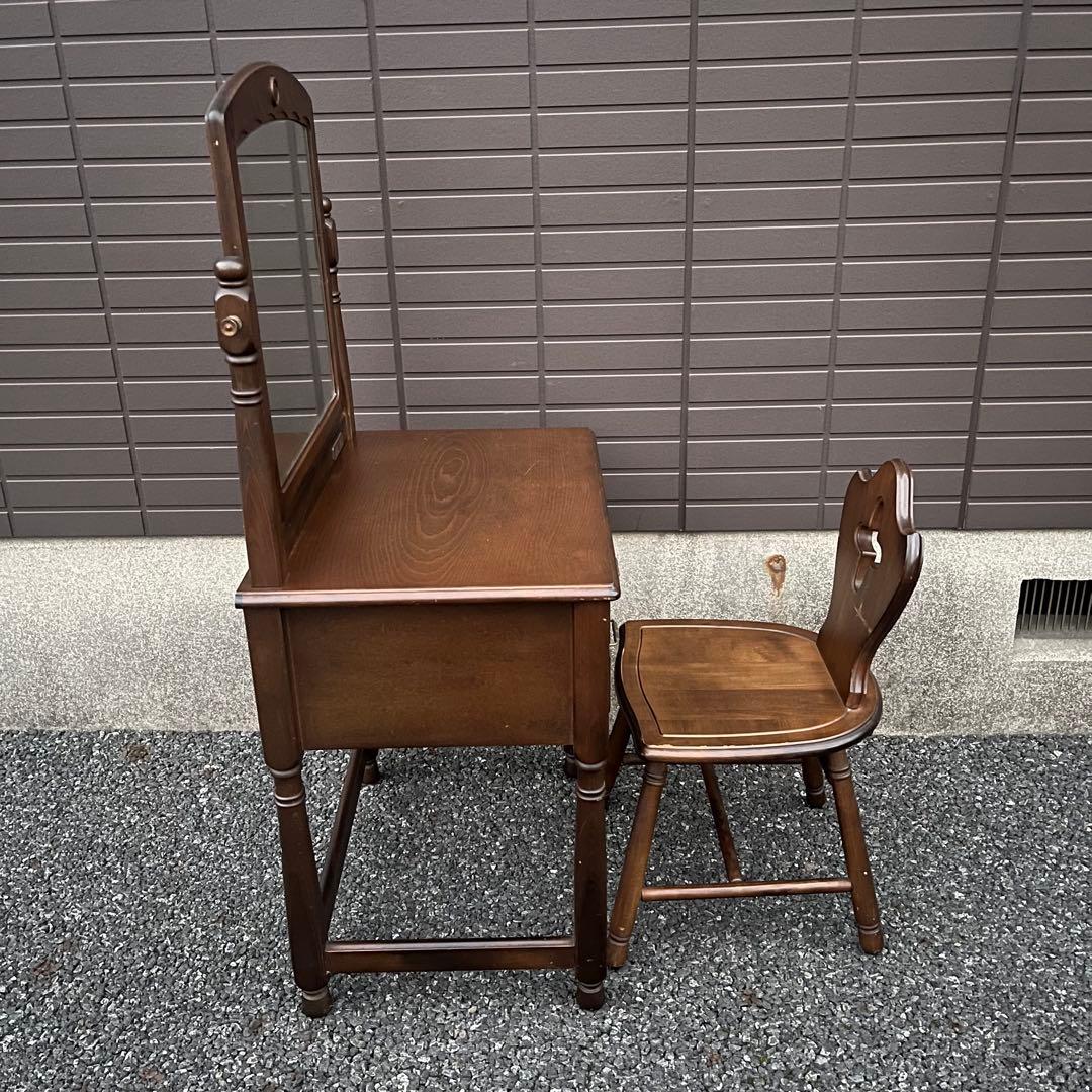 希少 四国工芸 森のサーカス ドレッサー 鏡台 送料込