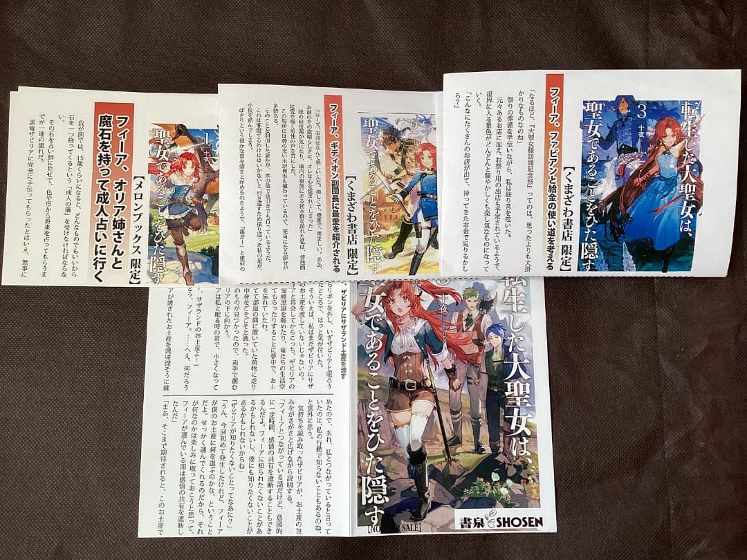 特典 転生した大聖女は聖女であることをひた隠す1〜12巻&ZERO2〜6巻 十