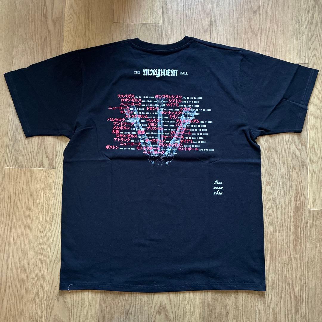 未使用品】レディー・ガガ MAYHEM 日本限定 踊るか死ぬか Tシャツ XL