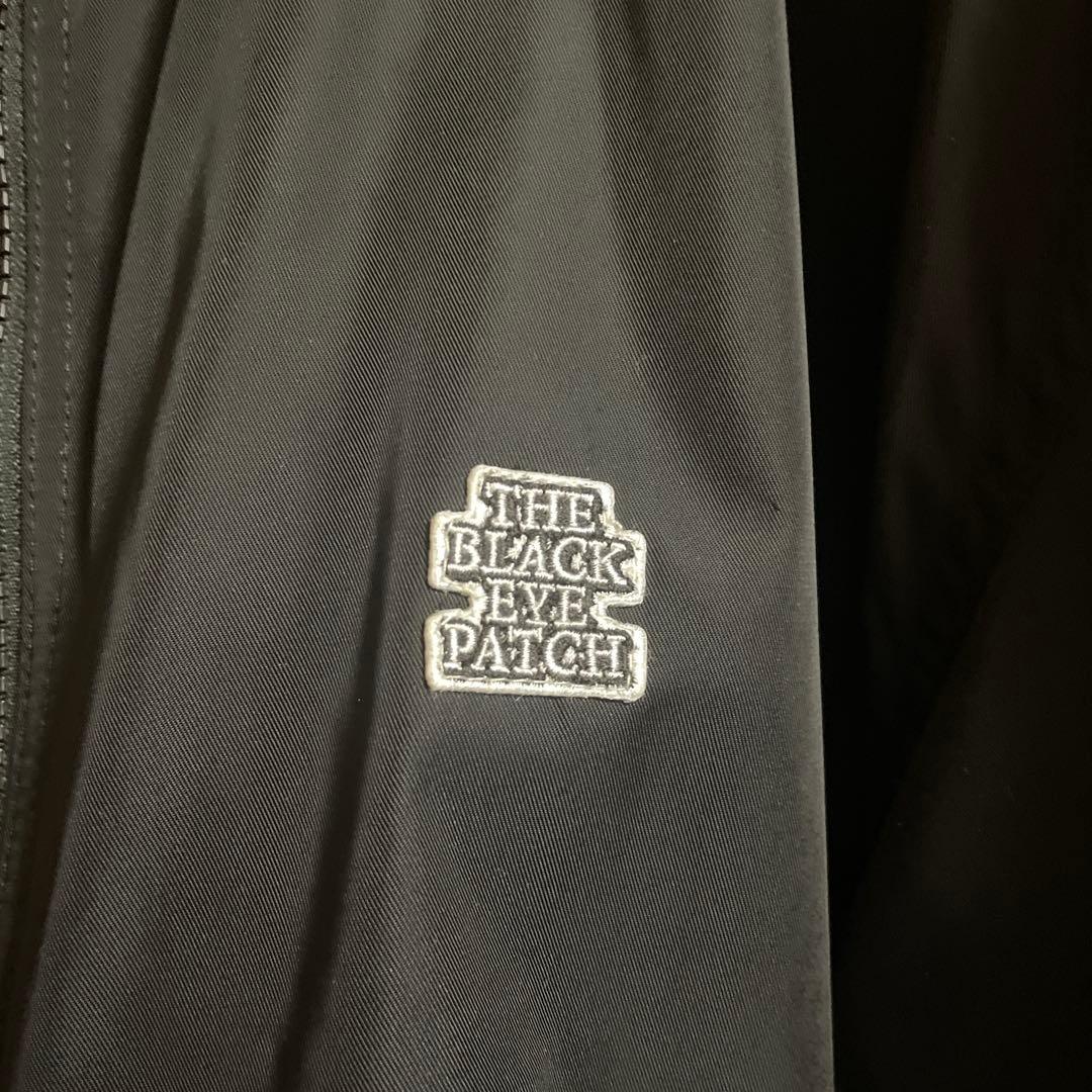 THE BLACK EYE PATCH ナイロンボアジャケット 黒 原宿店購入の通販はau