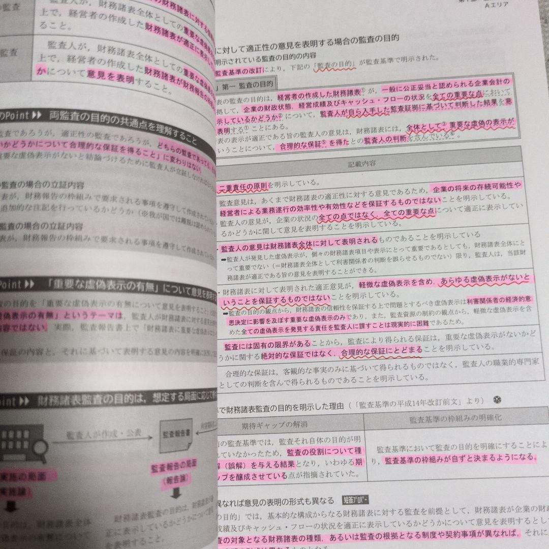 監査論 短答対策講義 松本レジュメ CPA フルセット - メルカリ