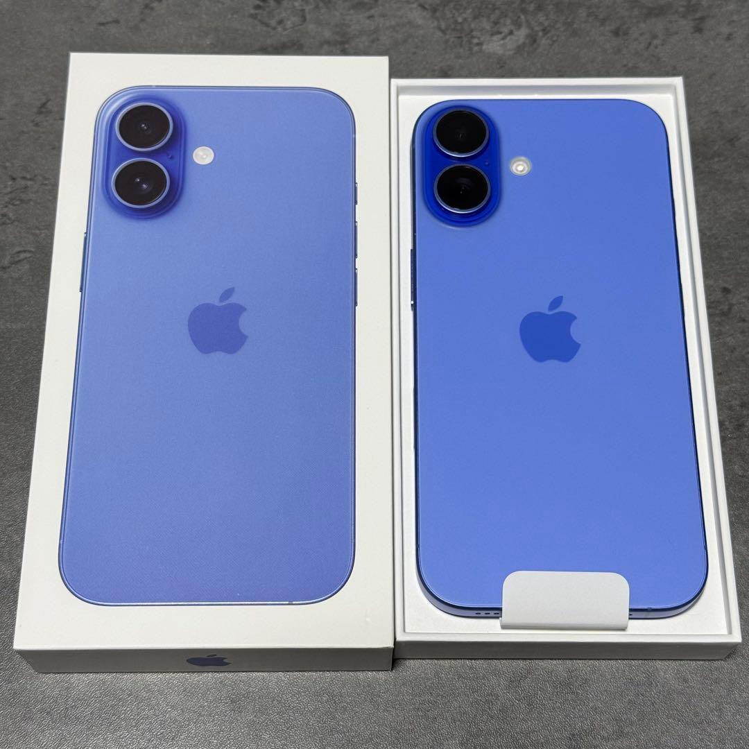 【美品】iPhone16 ウルトラマリン 128GB SIMフリー 中古〕Apple(アップル) iPhone16 128GB ウルトラマリン 3N394J／A SIM