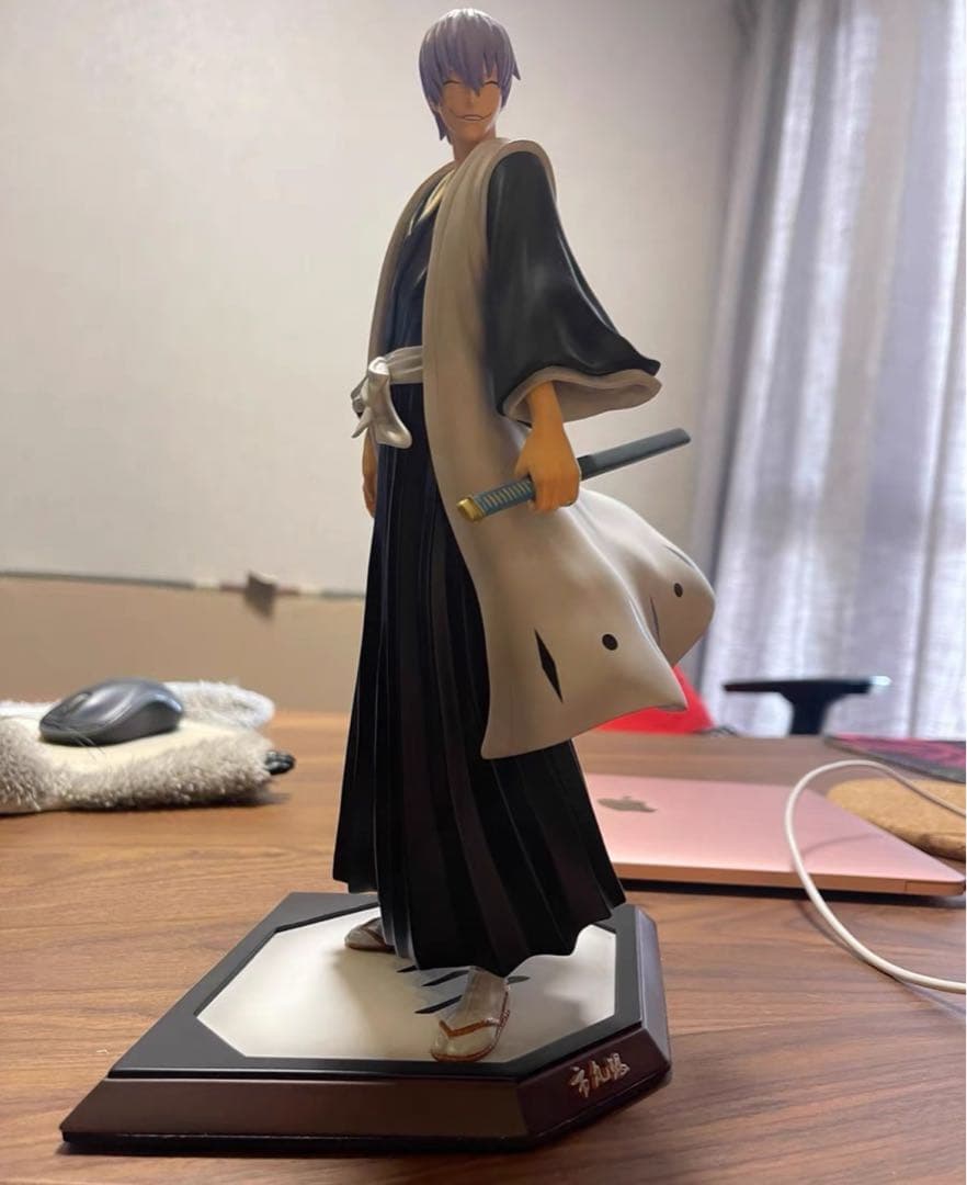 BLEACH 黒衣少年図 市丸ギン ガレージキット ガレキ スタチュー⑨