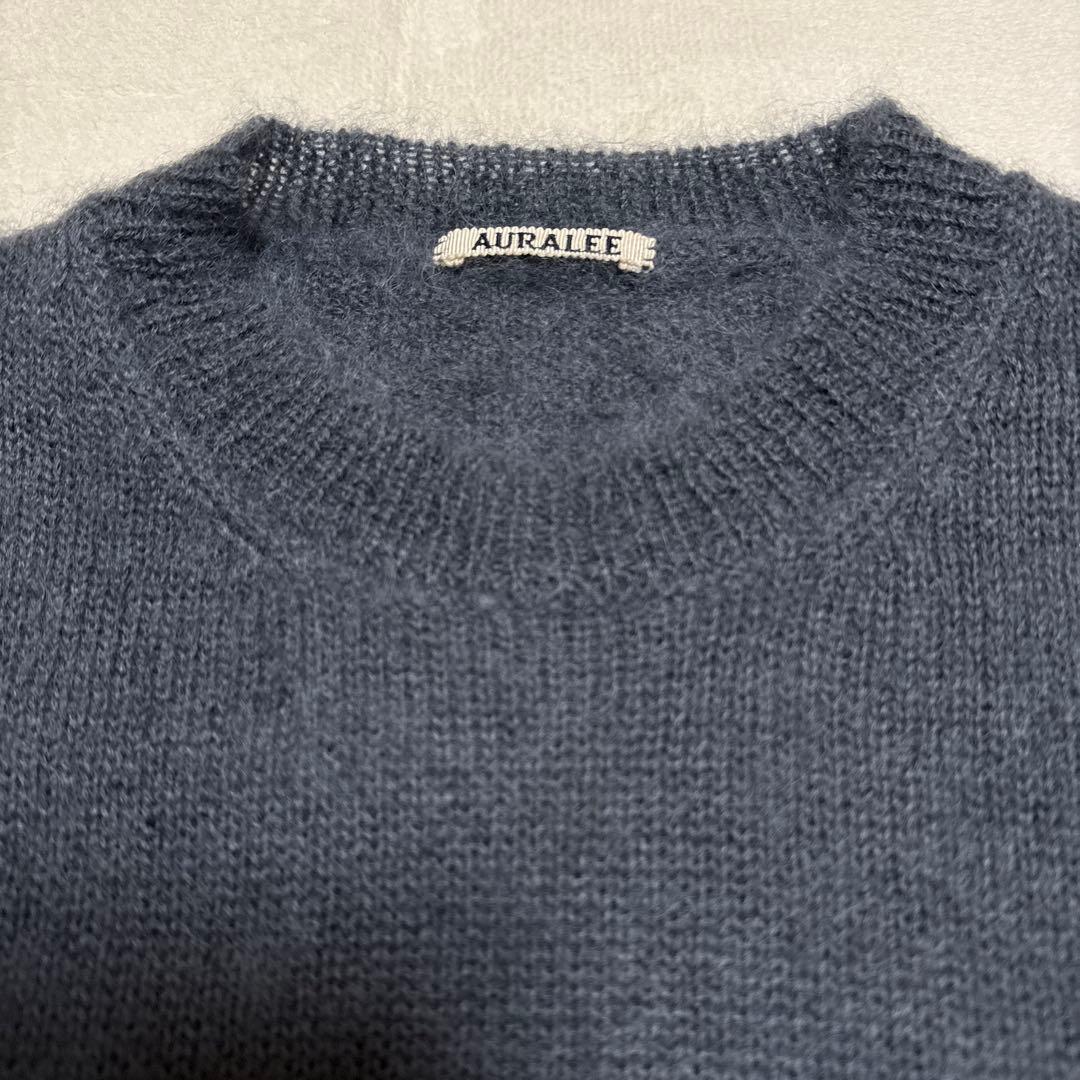 AURALEE BRUSHED SUPER KID MOHAIR KNIT 4 - メルカリ