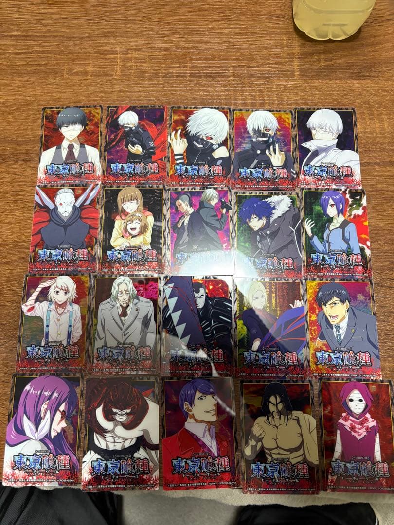 スマスロ　東京喰種 クリアカード 全種類コンプリートセット 東京喰種トーキョーグール_トレーディングクリアカード【コンプリート