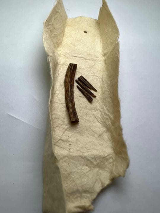 古渡命銘木  勅銘　伽羅　銘【悦】0.237g 香木/お香/沈香/伽羅