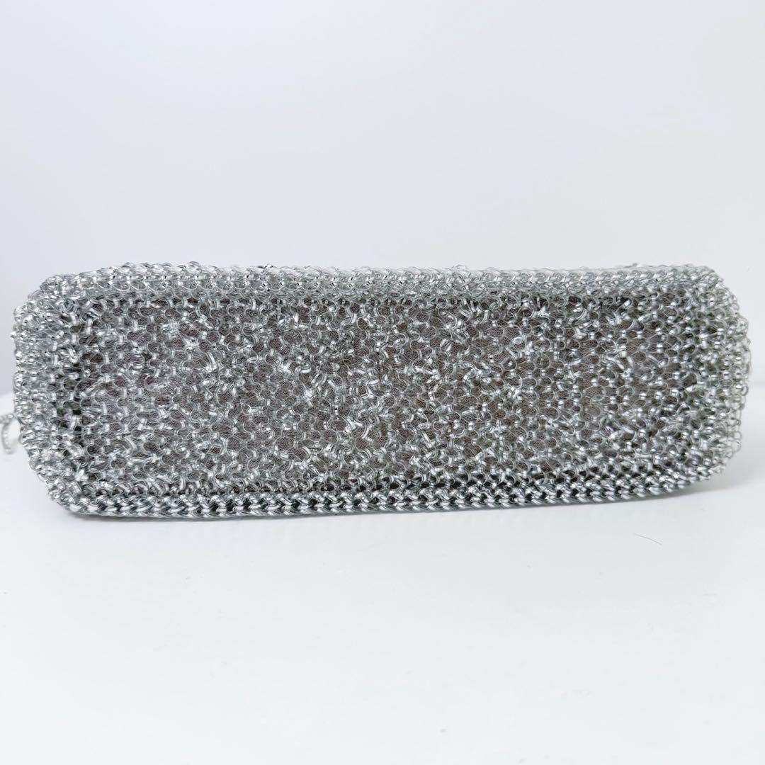 アンテプリマ ボクシー ミディアム ハンドバッグ シルバー ワイヤー