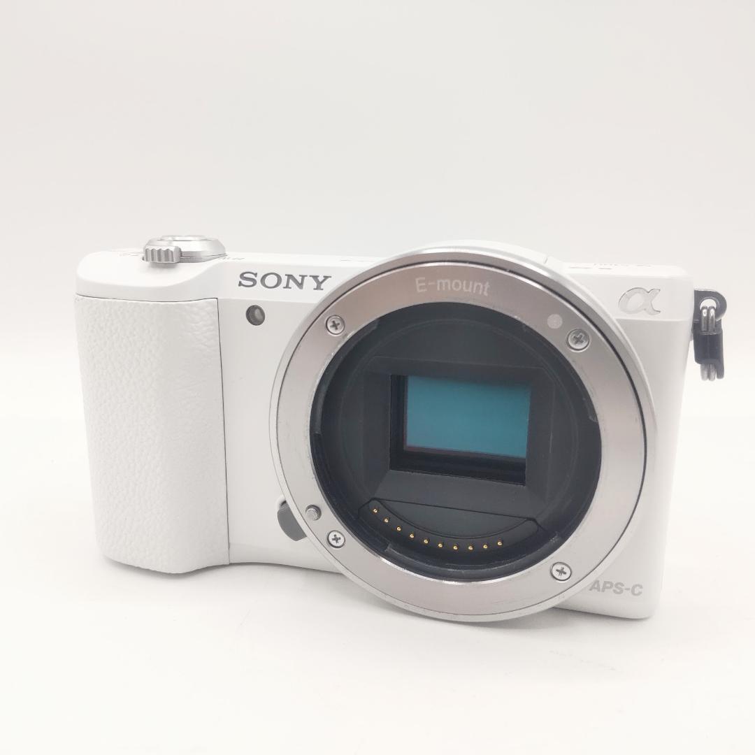 ☆Wi-Fi付☆ SONY α5100 パワーズームレンズキット ホワイト 自撮