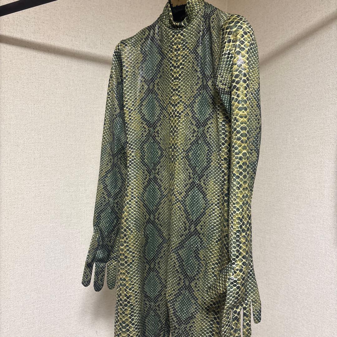 う*め様 ゼンタイ　全身タイツ　ヘビ柄　蛇　レディース 全身タイツ 蛇 オーダーメイド 男性女性兼用 ゼンタイ コスプレ ZENTAI