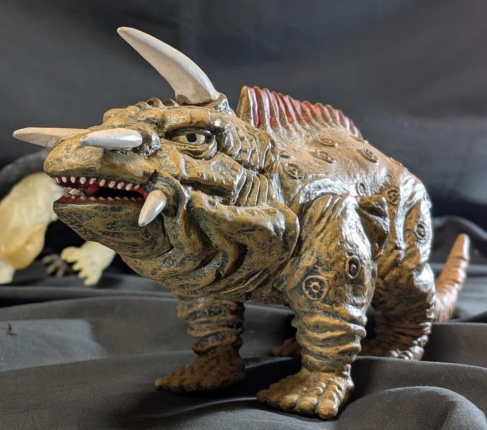 昭和ガメラ（スケスケ）＆ジャイガー（エクスプラス）ソフビフィギュア