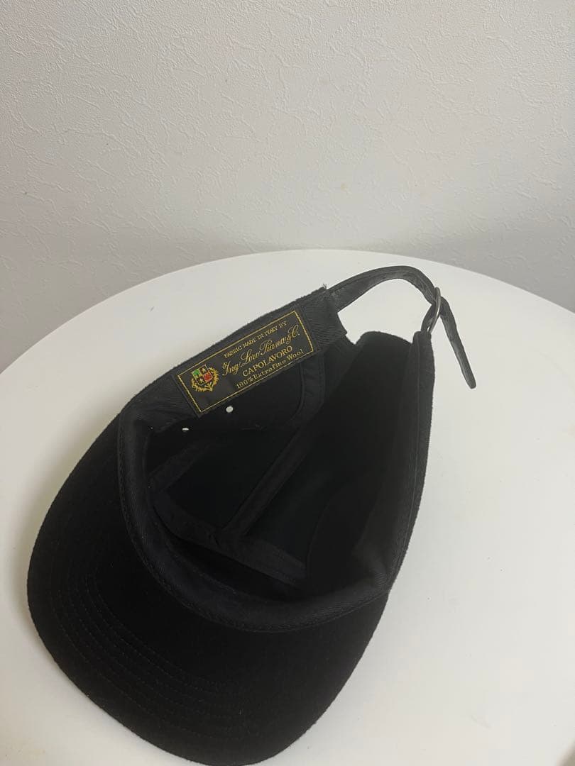 Supreme ブラック キャップ アジャスタブル