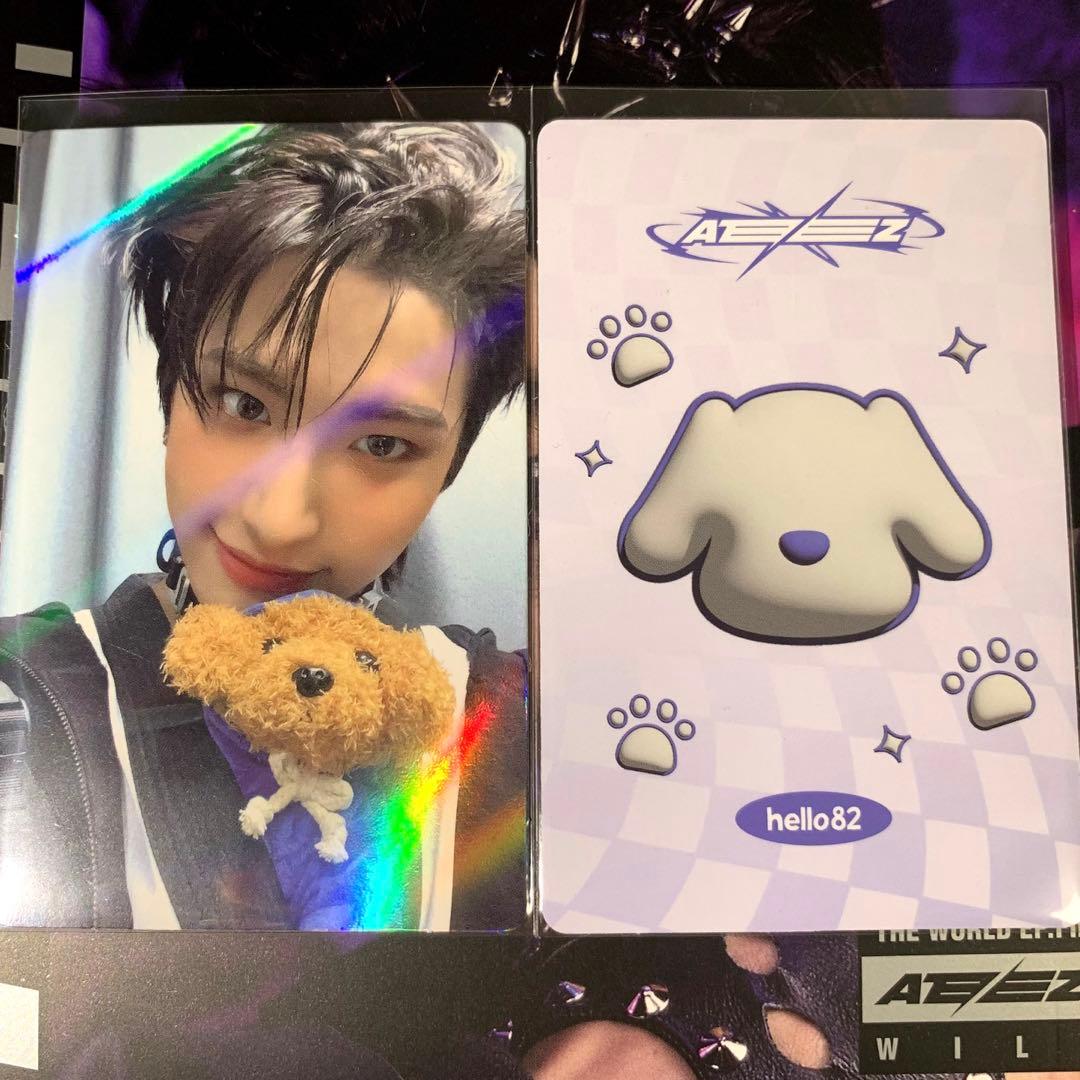 ATEEZソンファ UK hello82 Digipack特典トレカ④ ATEEZ - GOLDEN HOUR : Part.4 (Digipack) - hello82 Exclusive