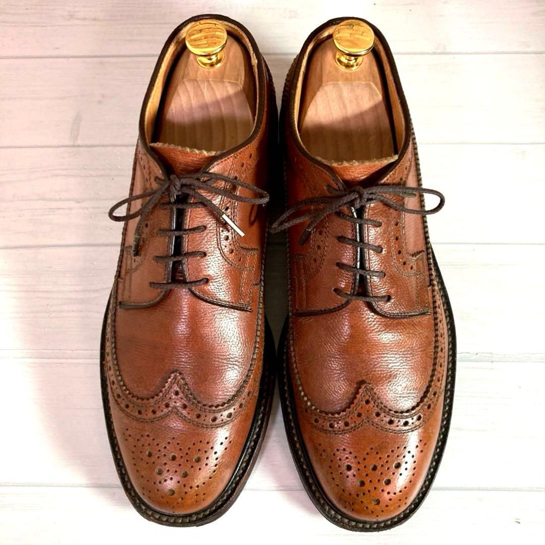 リーガル□ビジネスシューズ✨インペリアル2235 ウィングチップ シボ革