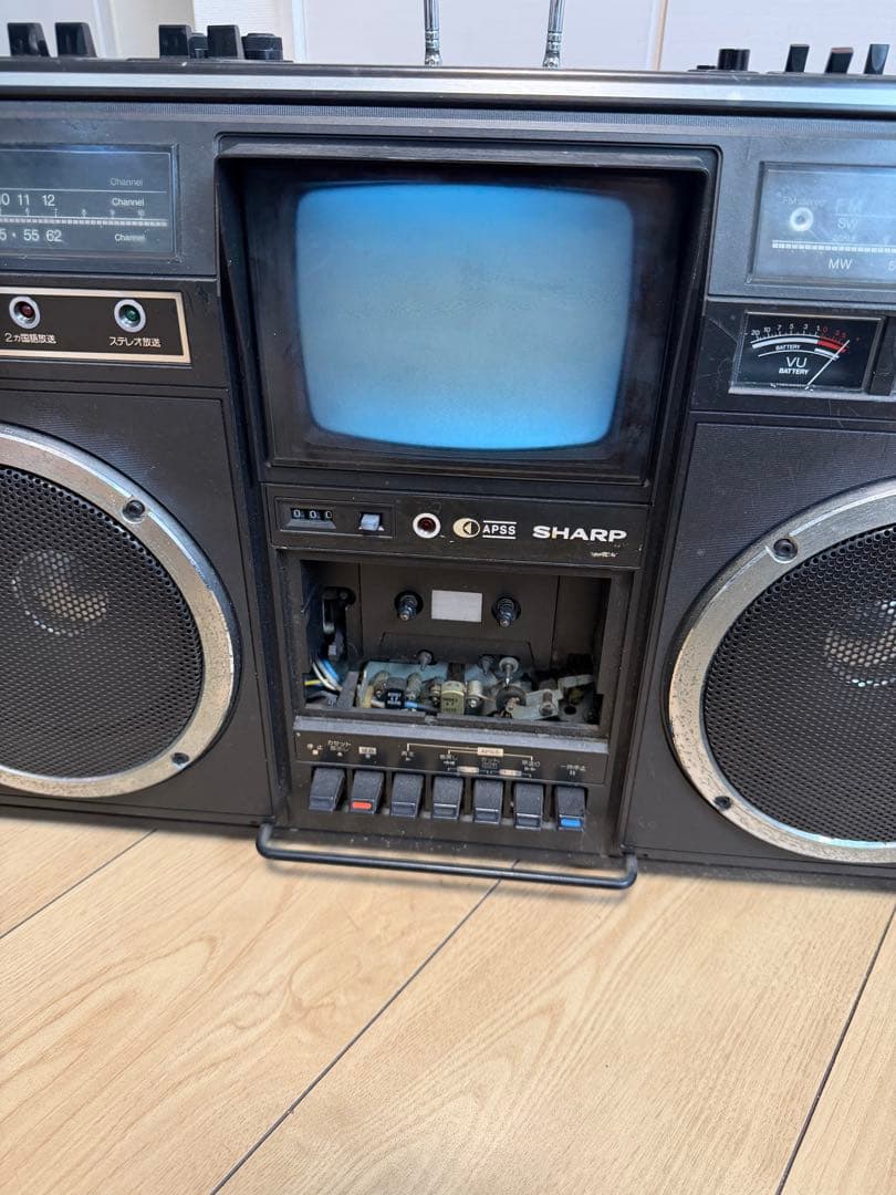 シャープ 5P-R2U ラジカセ ジャンク - メルカリ