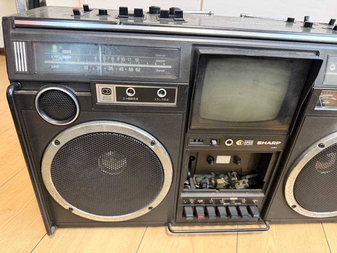 シャープ 5P-R2U ラジカセ ジャンク - メルカリ
