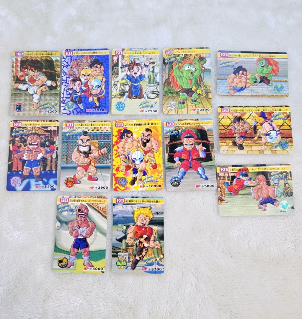 ストリートファイターⅡ カード カードダス 13枚 まとめ売り 竜巻旋風