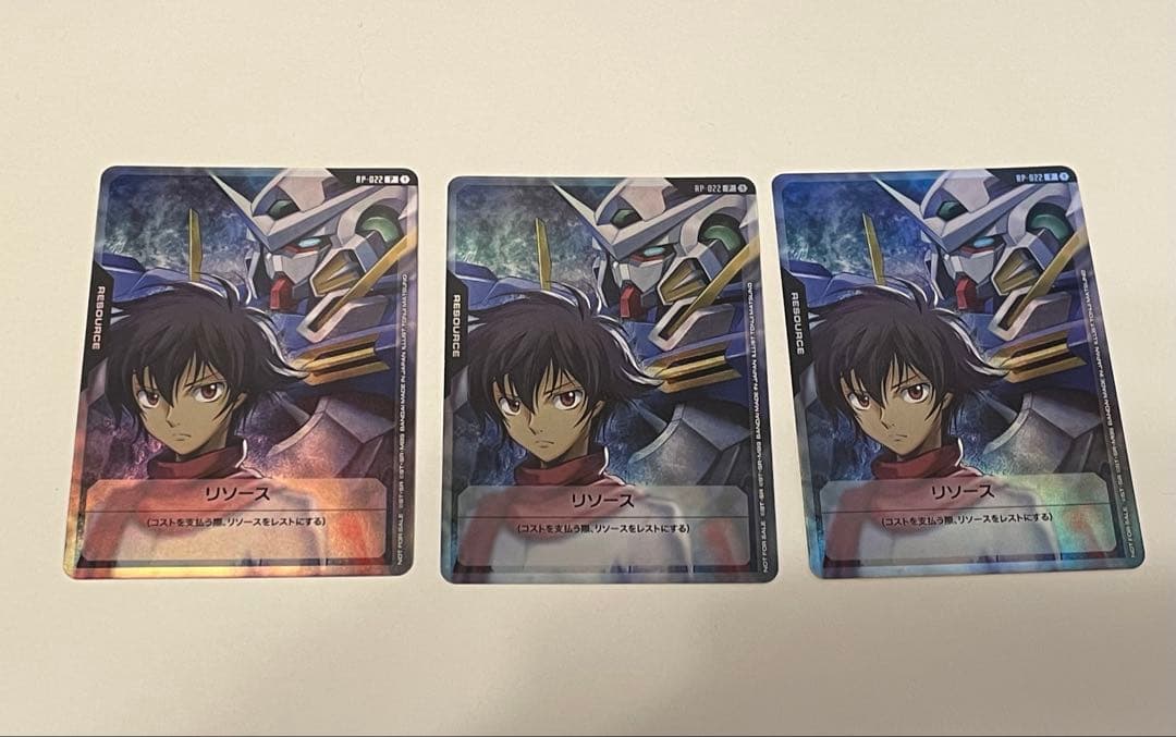 ガンダムカードゲーム リソース 刹那&ガンダムエクシア - メルカリ