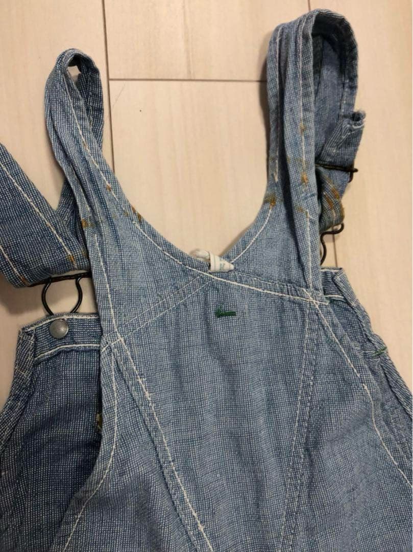 Special】40〜50s KEYピンチェックオーバーオール ヴィンテージ