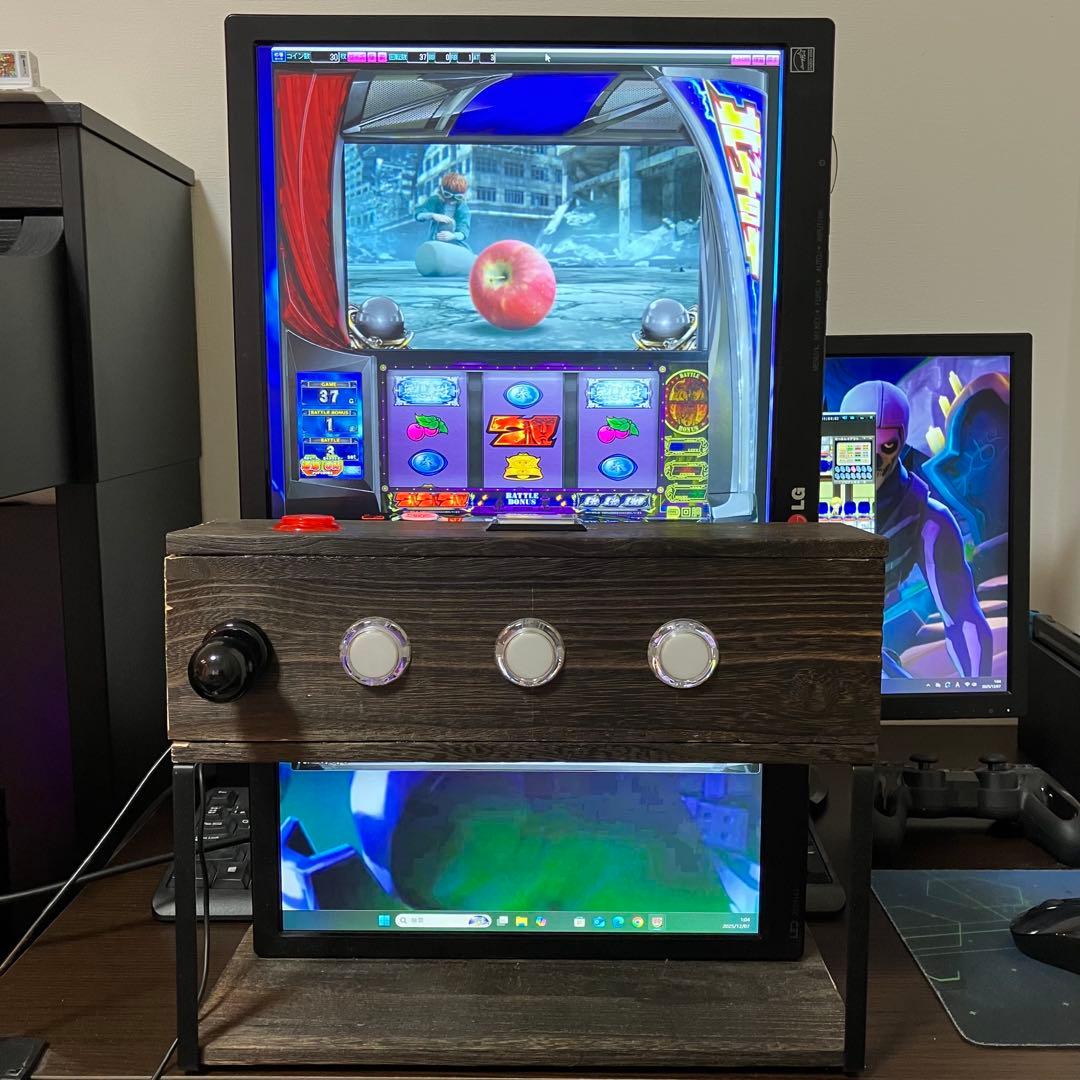 ペかり様専用】【サミタ対応】自作パチスロ台一体型コントローラー