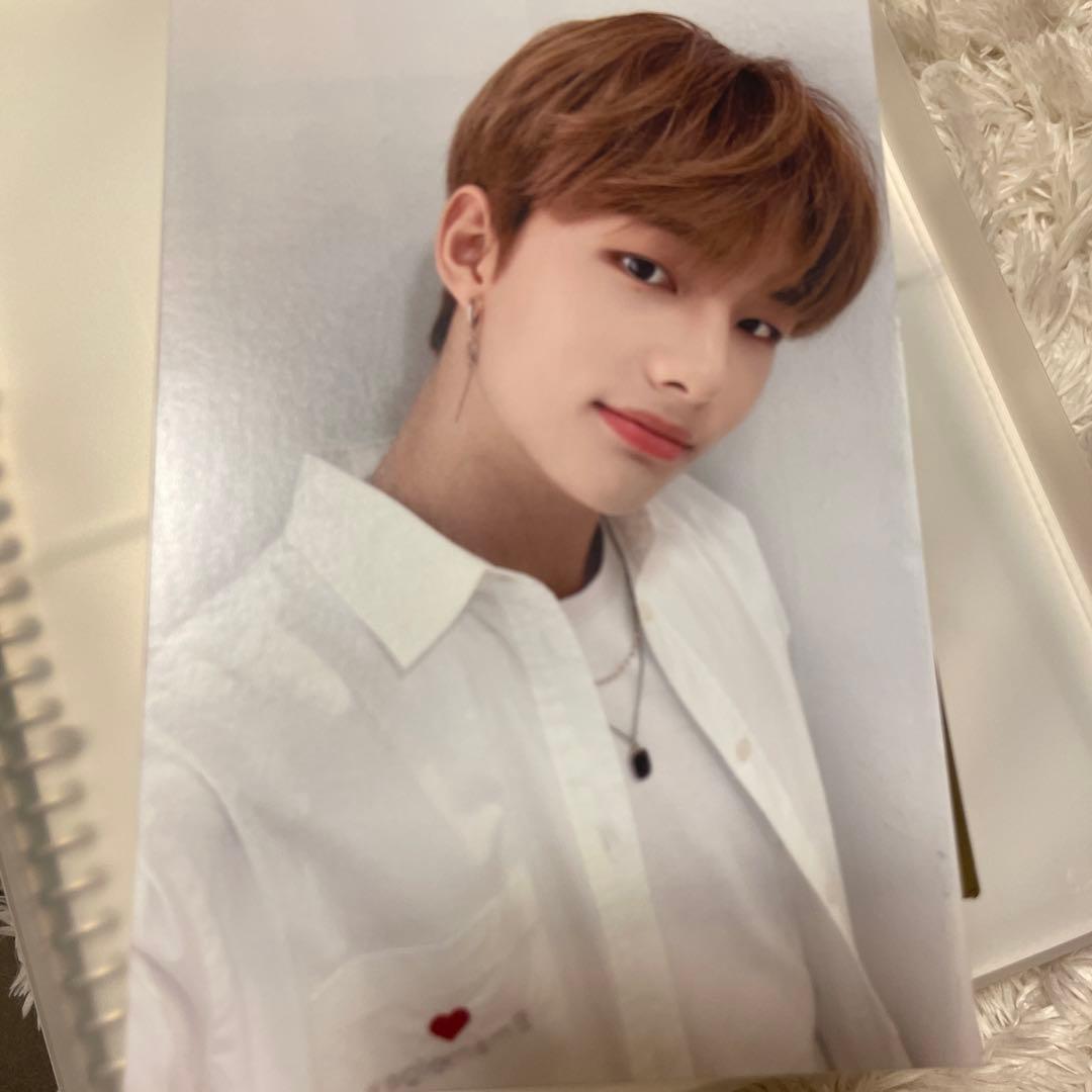 stray kids ヒョンジン 生写真 _Hyunjin 🤍🩶🖤🖤