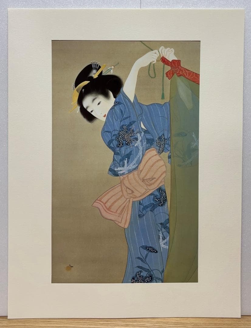 上村松園 「 佳人有情 」 平成五年三月十日 一版一刷 - アート