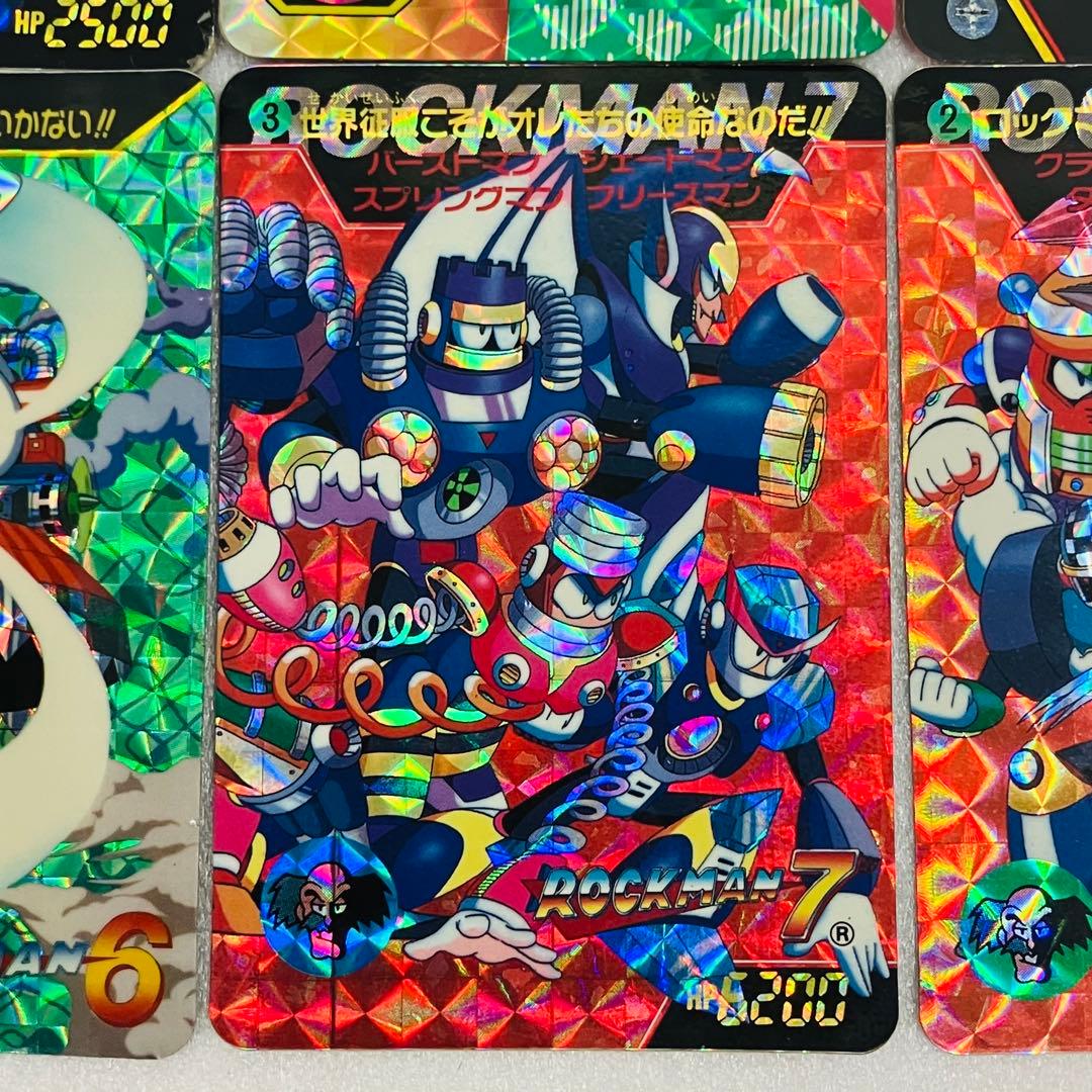当時物 ロックマン カードダス 6枚セット バンダイ - メルカリ