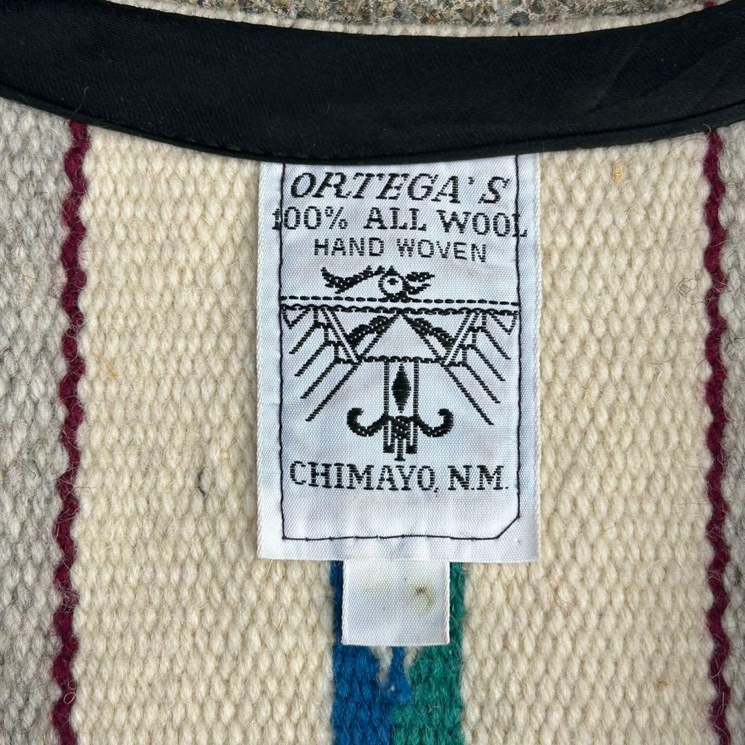 60s】 Ortega's オルテガ chimayo vest （ボタンなし） - メルカリ