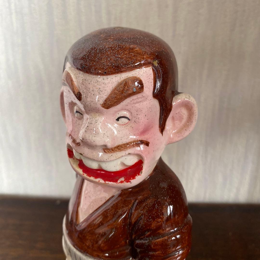 じゃりン子チエ テツ 貯金箱 陶器 当時物 希少 フィギュア 昭和 レトロ