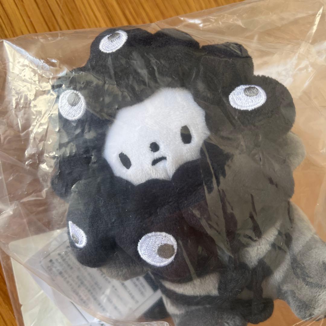 ミャクミャク きっこうちゃん ぬいぐるみキーホルダー 黒 - メルカリ