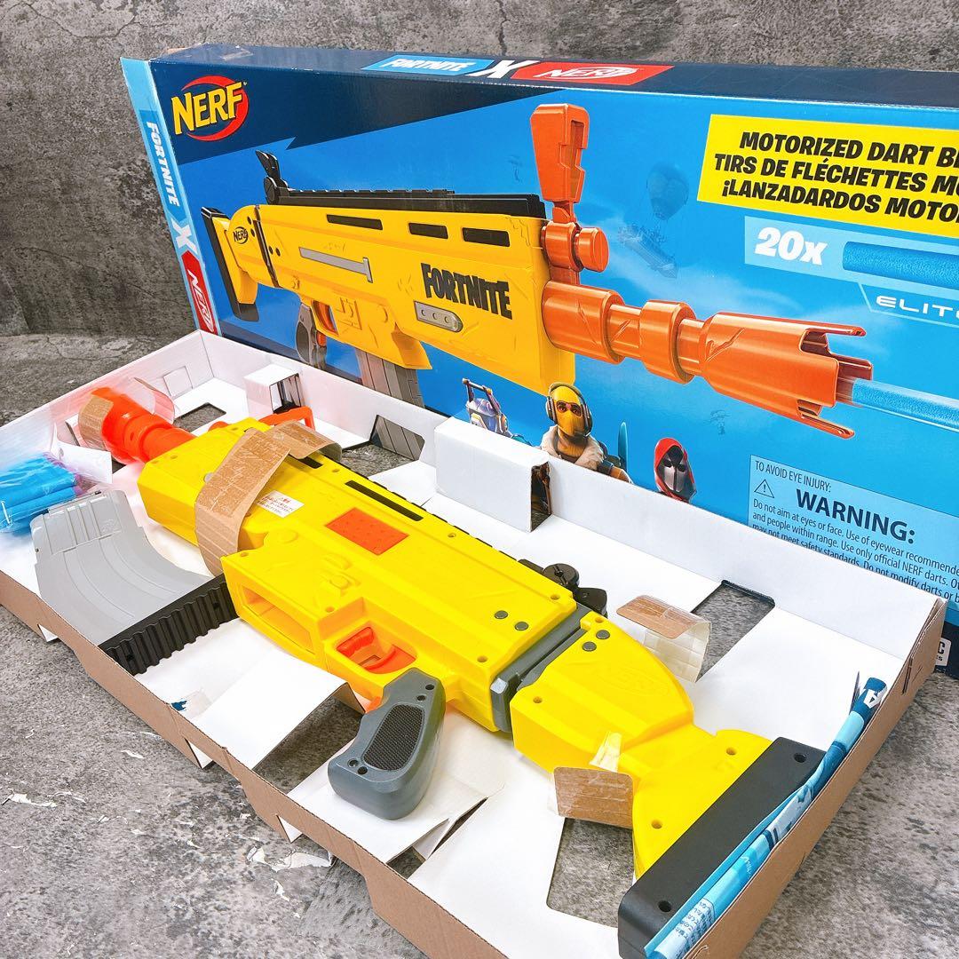 Nerf Fortnite Motorized Dart Blaster ナーフ Amazon | ナーフ フォートナイト コンパクト SMG 電動ダーツブラスター