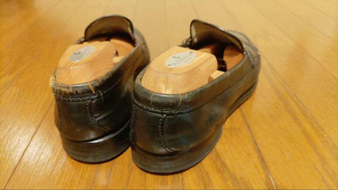 ジャンク 要リペア オールデン 987 シェルコードバン ペニーローファー