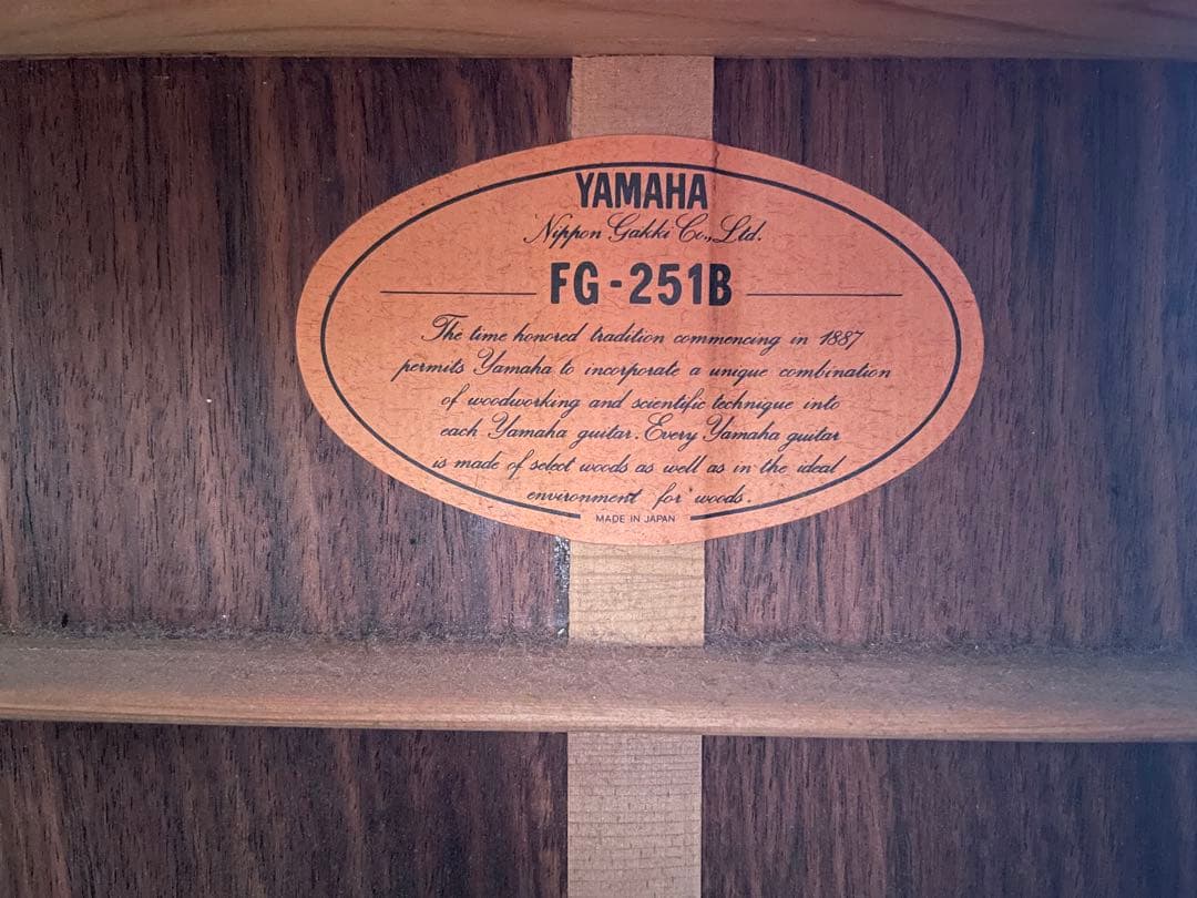 ジャンク】 YAMAHA FG 251B ハードケース付き