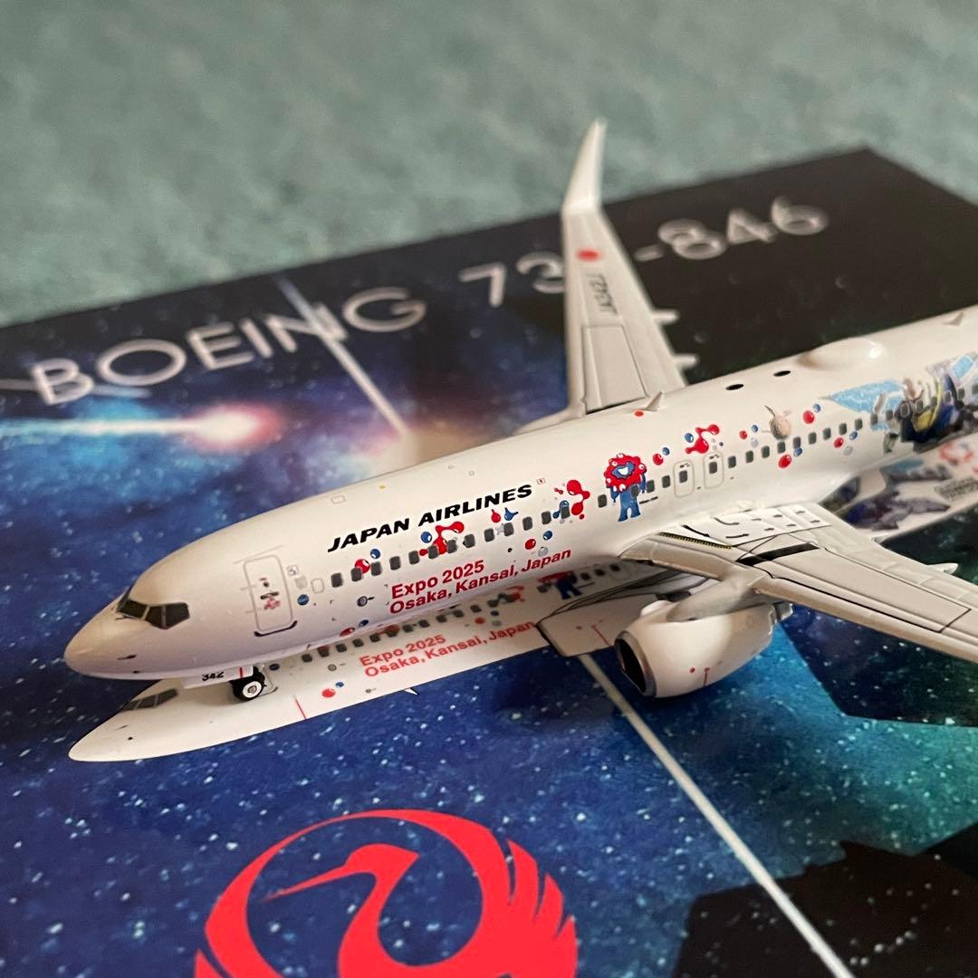 JAL 737-800 ガンダム EXPO JA342J ph 1:400 - メルカリ