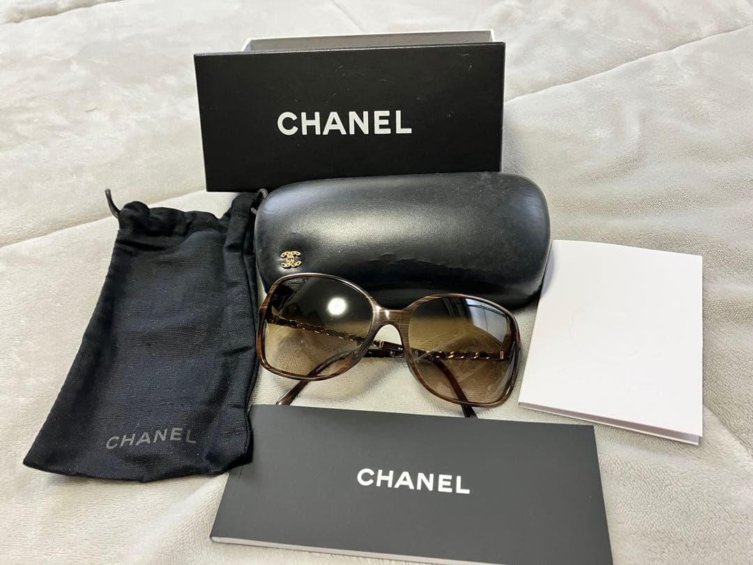 CHANEL サングラス ブラウン - メルカリ