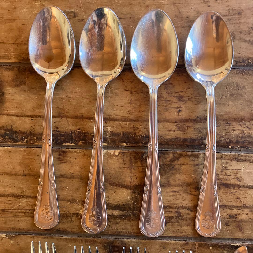 希少 レアルマドリード 1998 CL優勝 記念カトラリーセット（箱なし・美