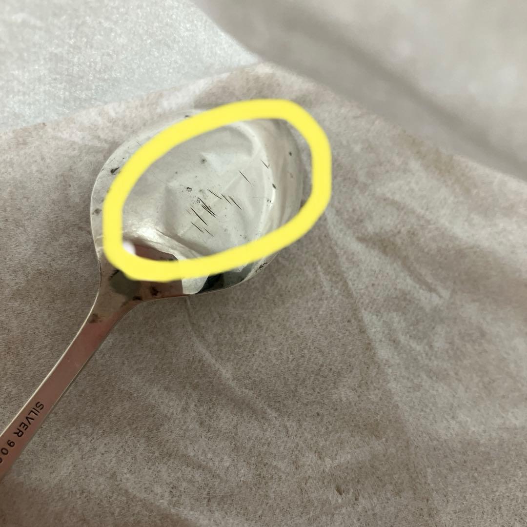 三越 シルバースプーン 銀スプーン シルバー950 梅 ウメ マリー