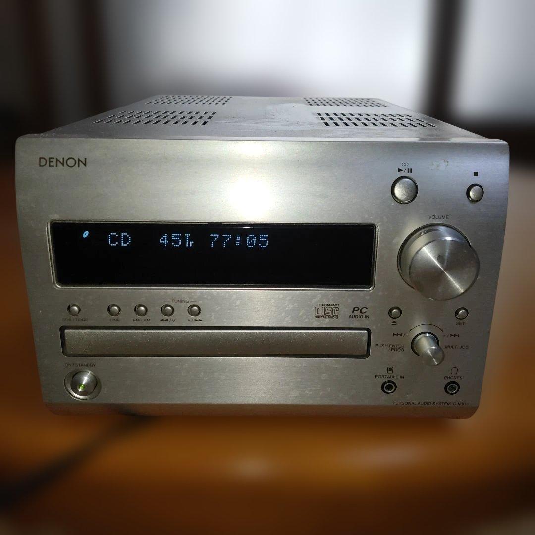 DENON D-MX11 ミニコンポ・良品 - メルカリ