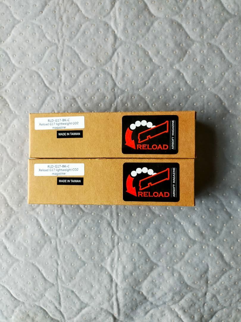 リロード グロック 17 co2マガジン 2個セット VegaForceCompany RELOAD / リロード GLOCK 17 Co2マガジン（軽量版